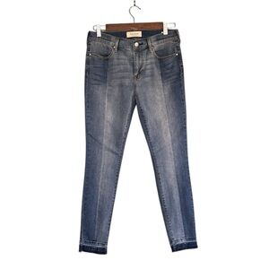 PacSun Two Tone Split Raw Hem Ankle Jeggings Size 26